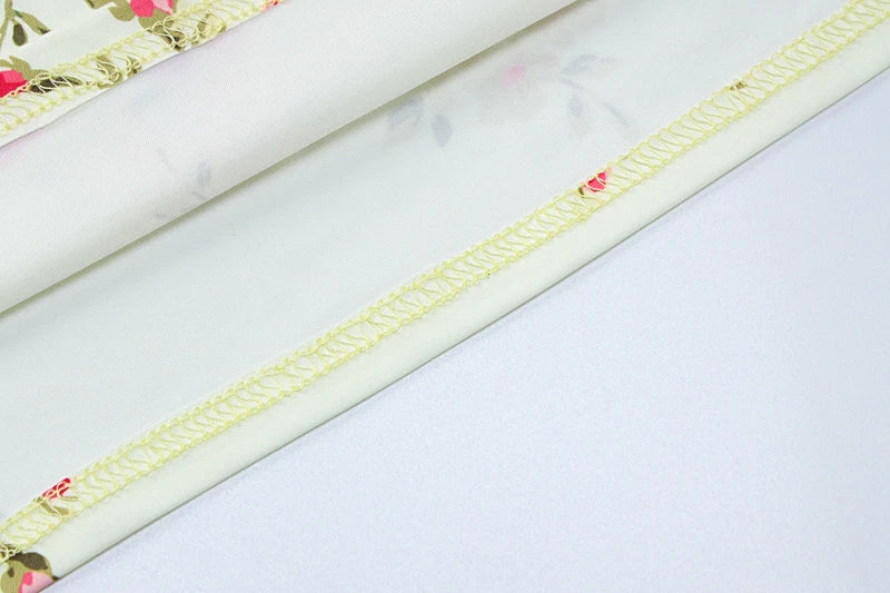 Ouvirende Blomme Ruglose Maxi Rok