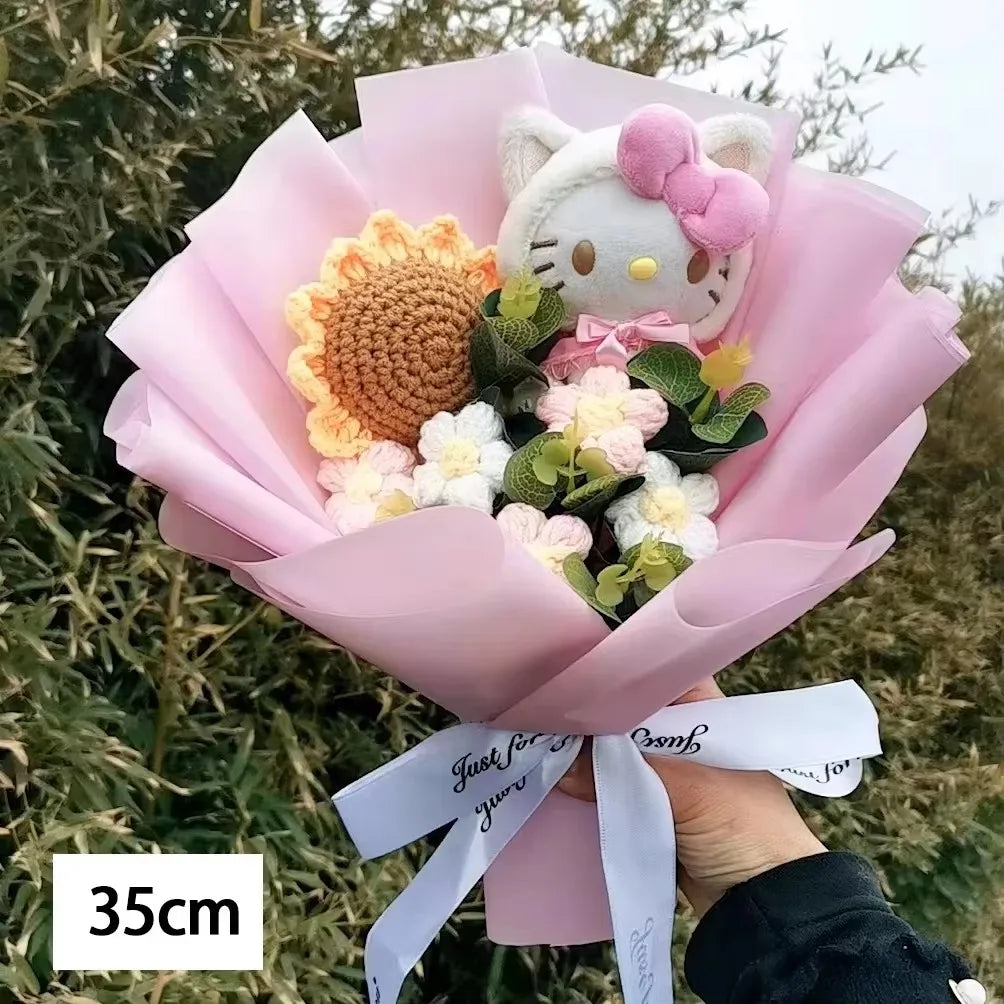 Hello Kitty Plush Rose Bouquet — Kawaii Gift Collection