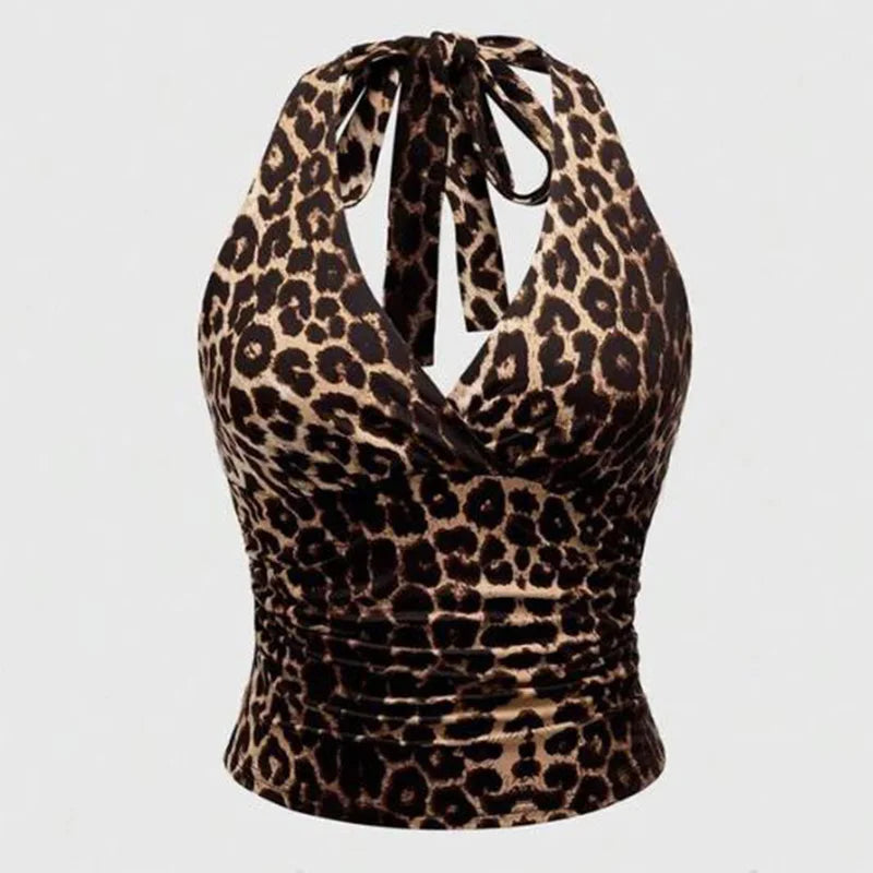 Noir Leopard Lace Cami