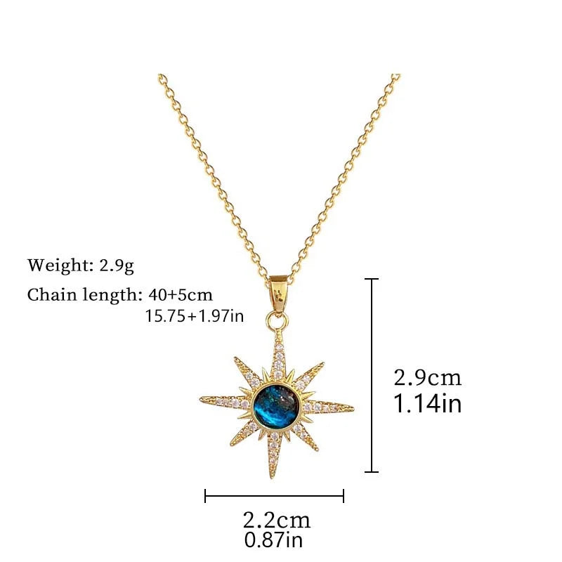 Lumière Charm Necklace — Crystal Pendant Collection
