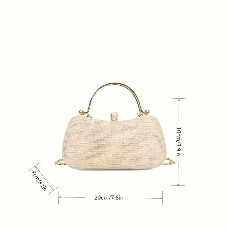 Luxury Crystal Embellished Mini Clutch
