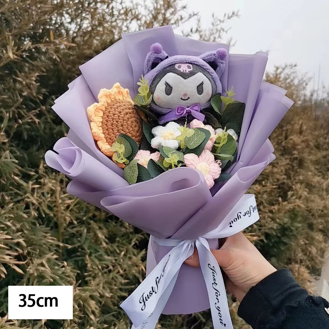 Hello Kitty Plush Rose Bouquet — Kawaii Gift Collection