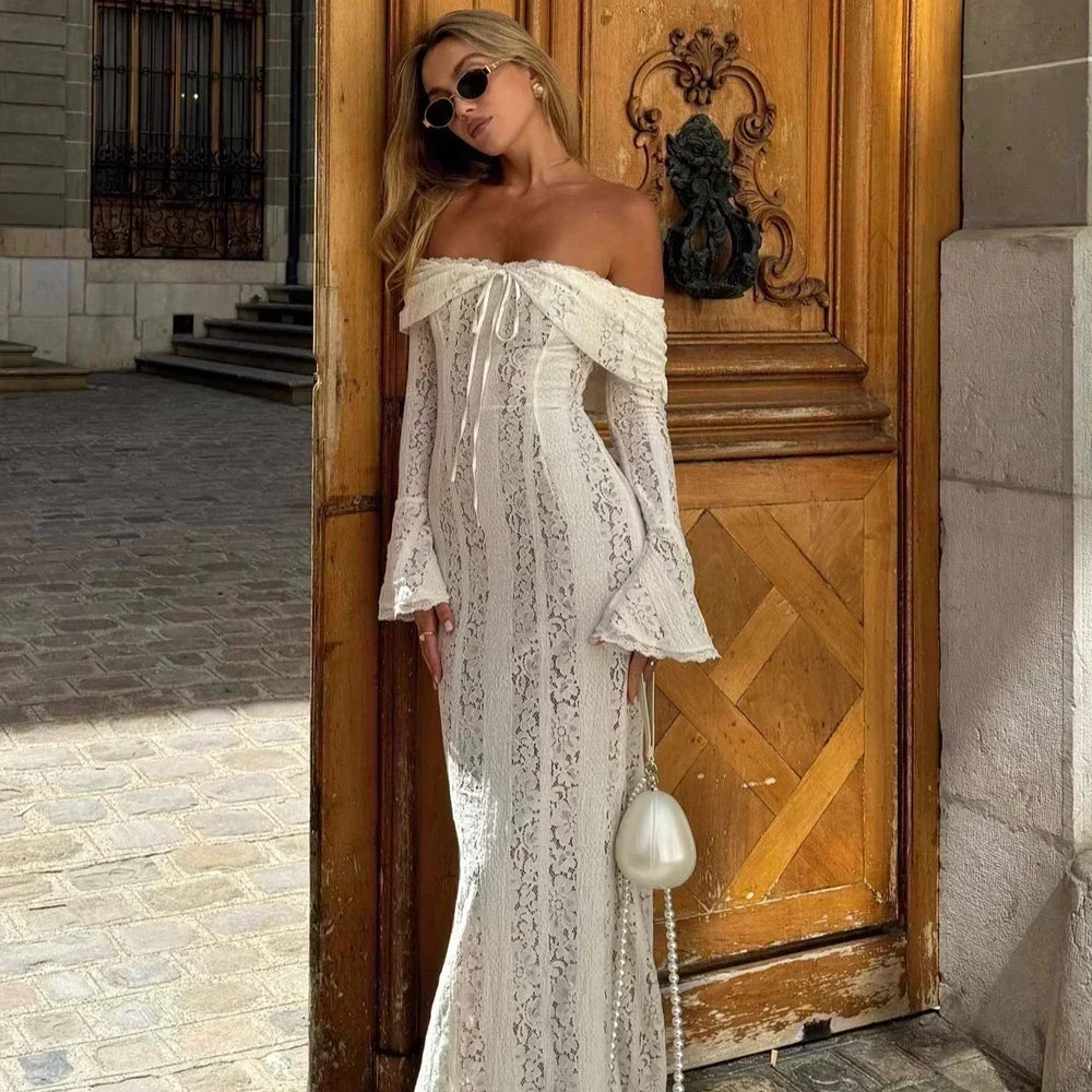 Luxe V-Neck Evening Gown — Slim Fit Prom & Weddings