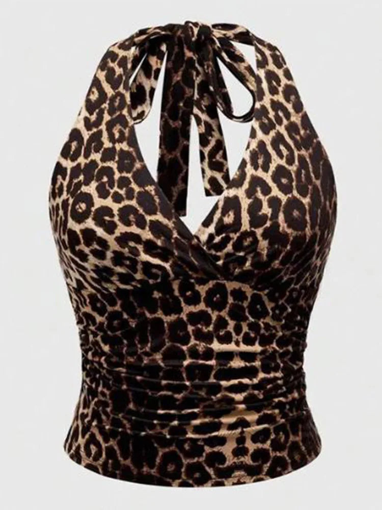 Noir Leopard Lace Cami