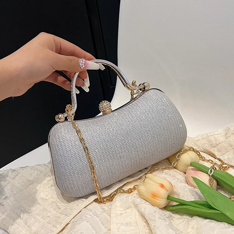 Luxury Vintage Chain Shoulder Bag — Elegant Satchel