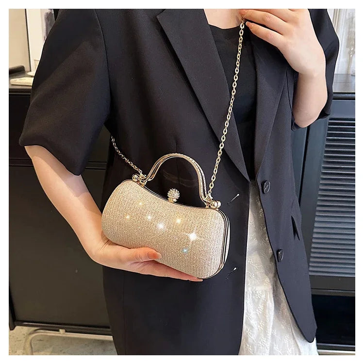 Luxury Vintage Chain Shoulder Bag — Elegant Satchel