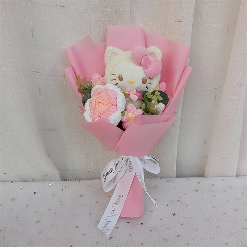 Hello Kitty Plush Rose Bouquet — Kawaii Gift Collection