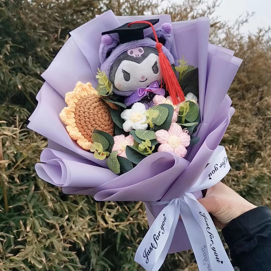 Hello Kitty Plush Rose Bouquet — Kawaii Gift Collection