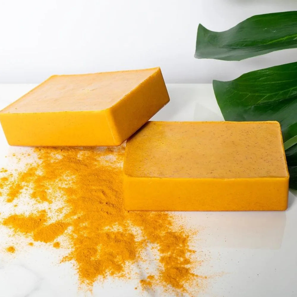 Golden Glow Turmeric & Kojic Acid Soap — Handcrafted Brightening Bar