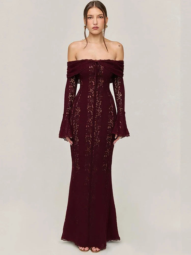 Luxe V-Neck Evening Gown — Slim Fit Prom & Weddings