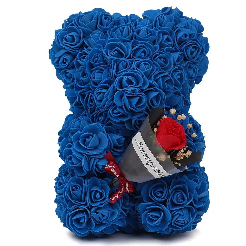 Noir Rose Bear — Eternal Bloom Keepsake