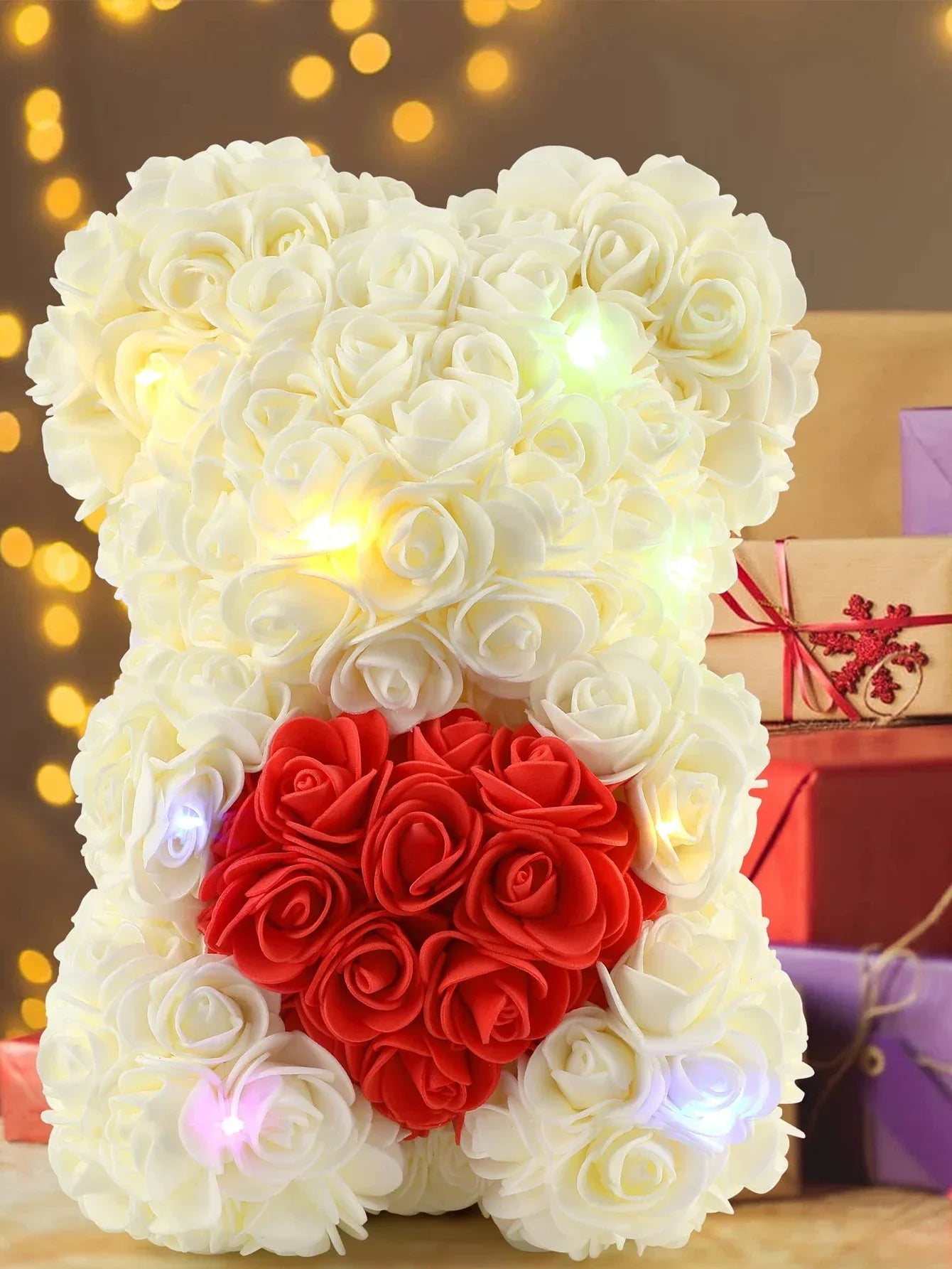 Noir Rose Bear — Eternal Bloom Keepsake