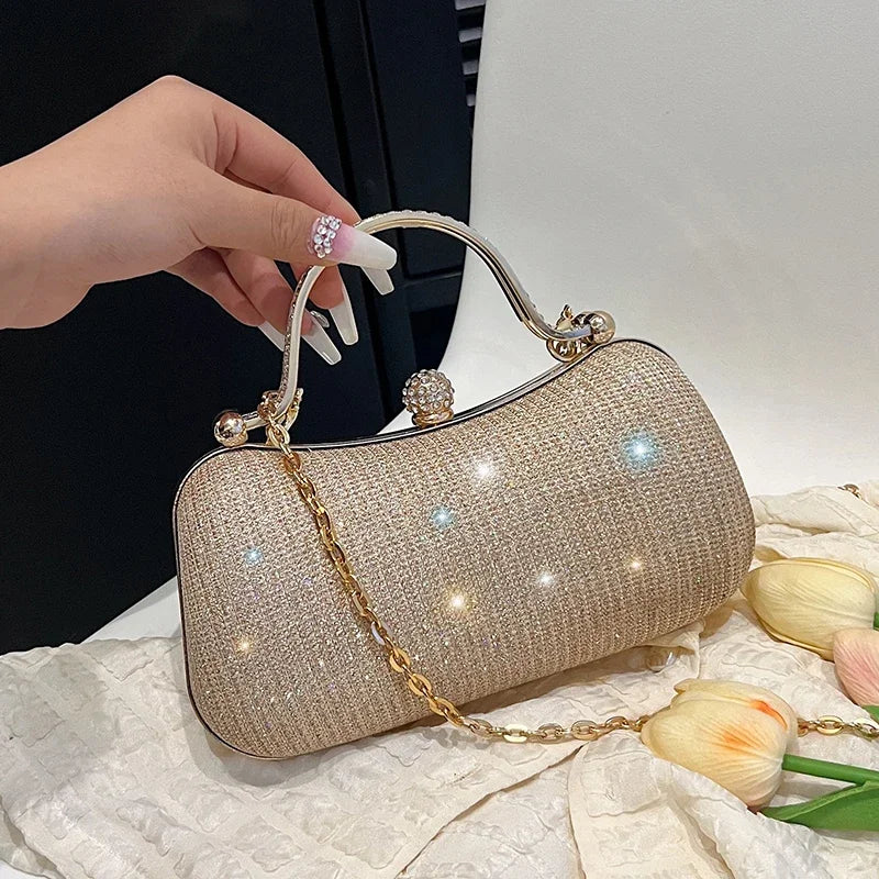 Luxury Vintage Chain Shoulder Bag — Elegant Satchel