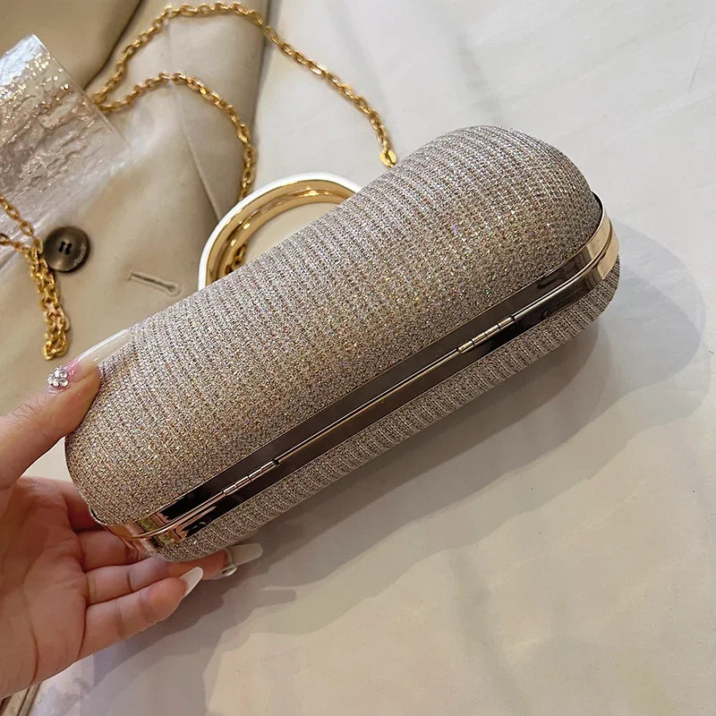 Luxury Vintage Chain Shoulder Bag — Elegant Satchel