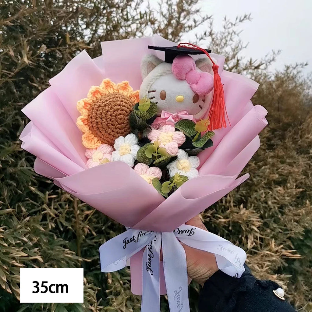 Hello Kitty Plush Rose Bouquet — Kawaii Gift Collection