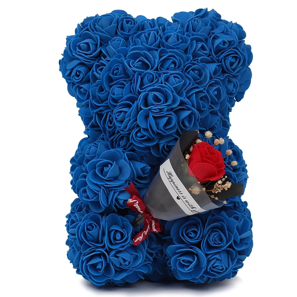 Noir Rose Bear — Eternal Bloom Keepsake