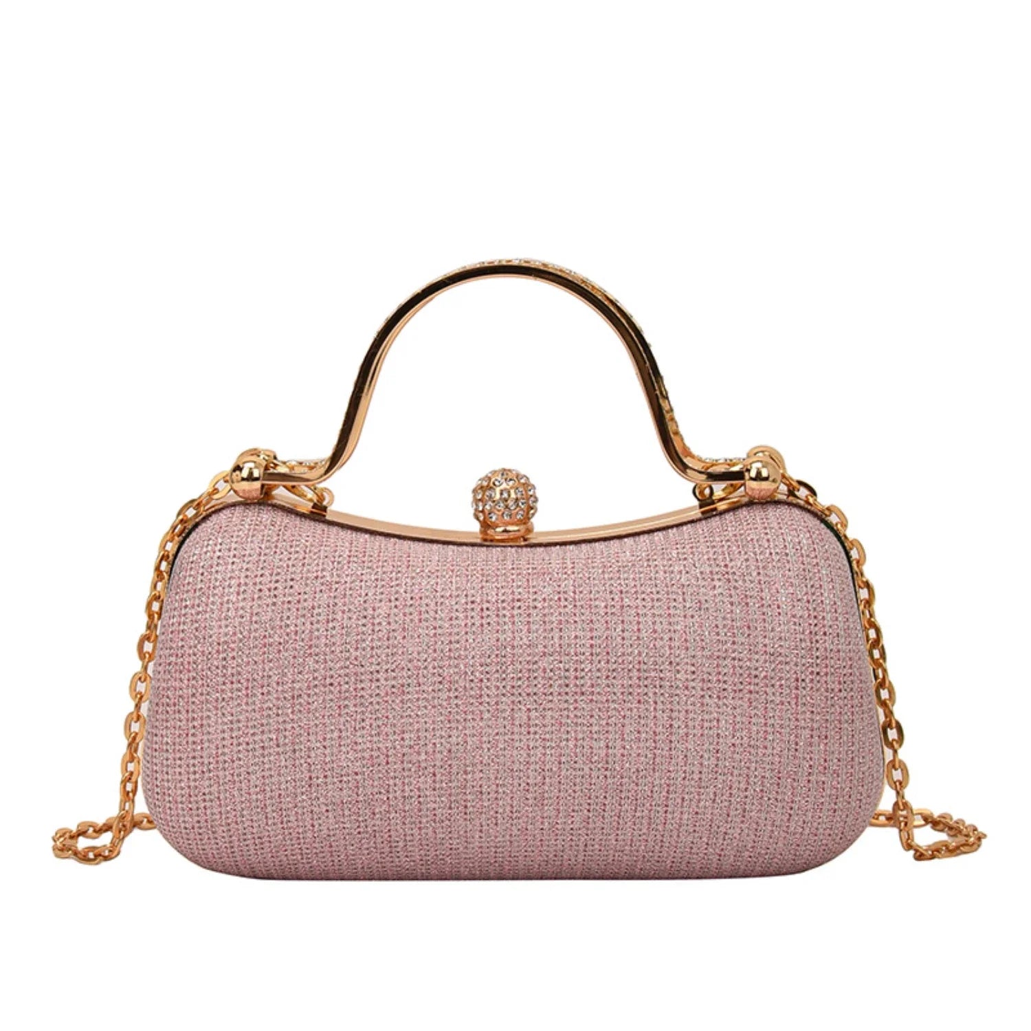 Luxury Crystal Embellished Mini Clutch