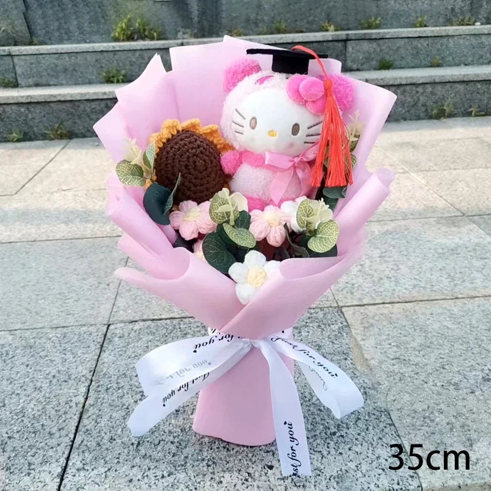 Hello Kitty Plush Rose Bouquet — Kawaii Gift Collection