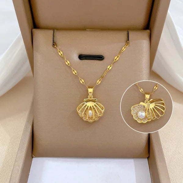 Lumière Charm Necklace — Crystal Pendant Collection