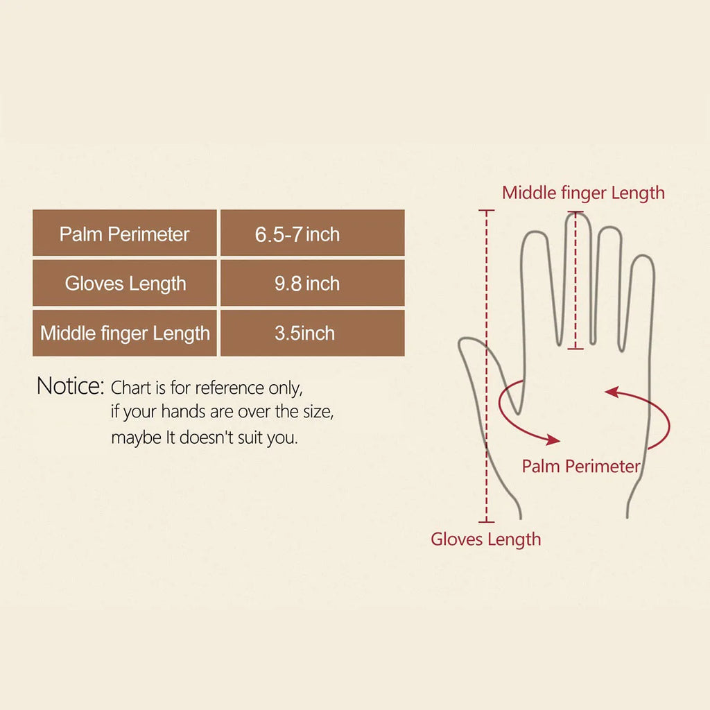 Velour Leather Gloves — Faux Fur Cuff Thermal Lining