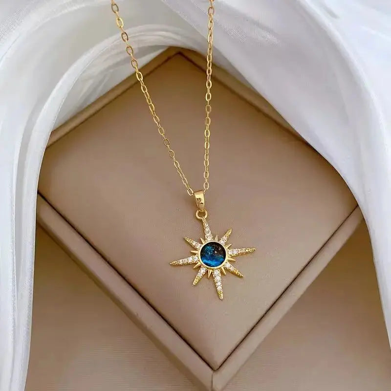 Lumière Charm Necklace — Crystal Pendant Collection