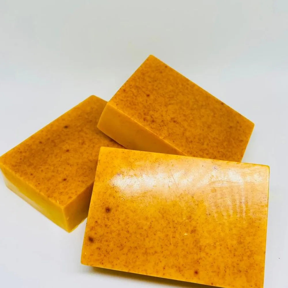 Golden Glow Turmeric & Kojic Acid Soap — Handcrafted Brightening Bar