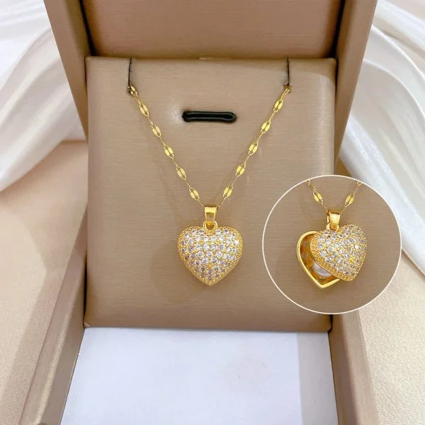 Lumière Charm Necklace — Crystal Pendant Collection
