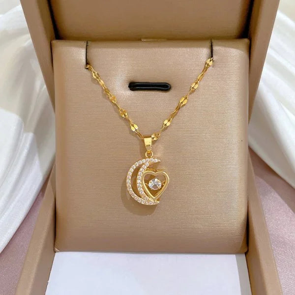 Lumière Charm Necklace — Crystal Pendant Collection