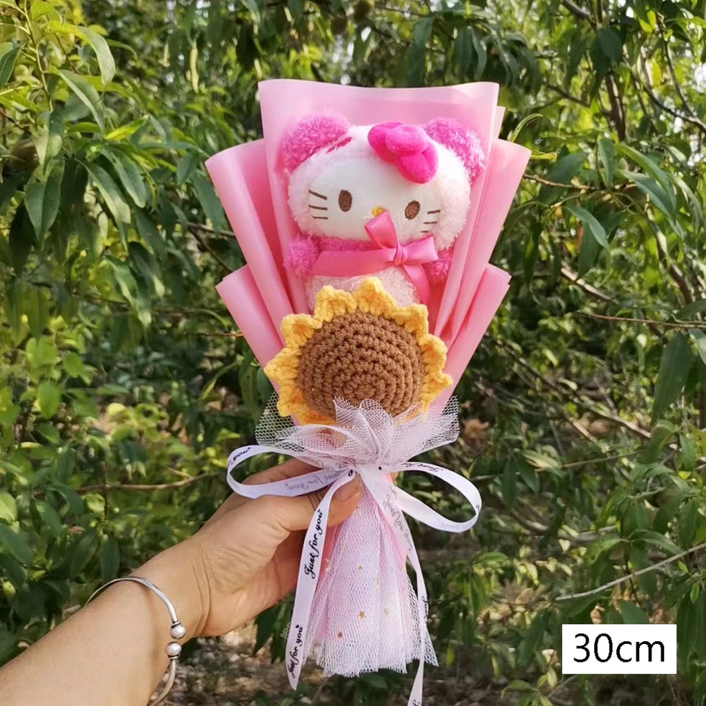 Hello Kitty Plush Rose Bouquet — Kawaii Gift Collection