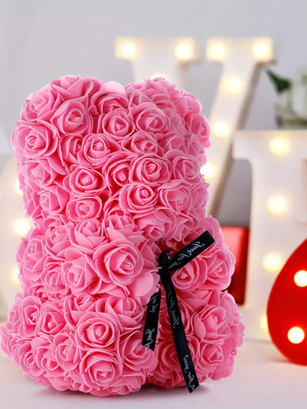 Noir Rose Bear — Eternal Bloom Keepsake