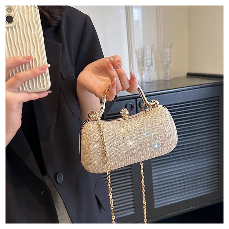Luxury Vintage Chain Shoulder Bag — Elegant Satchel
