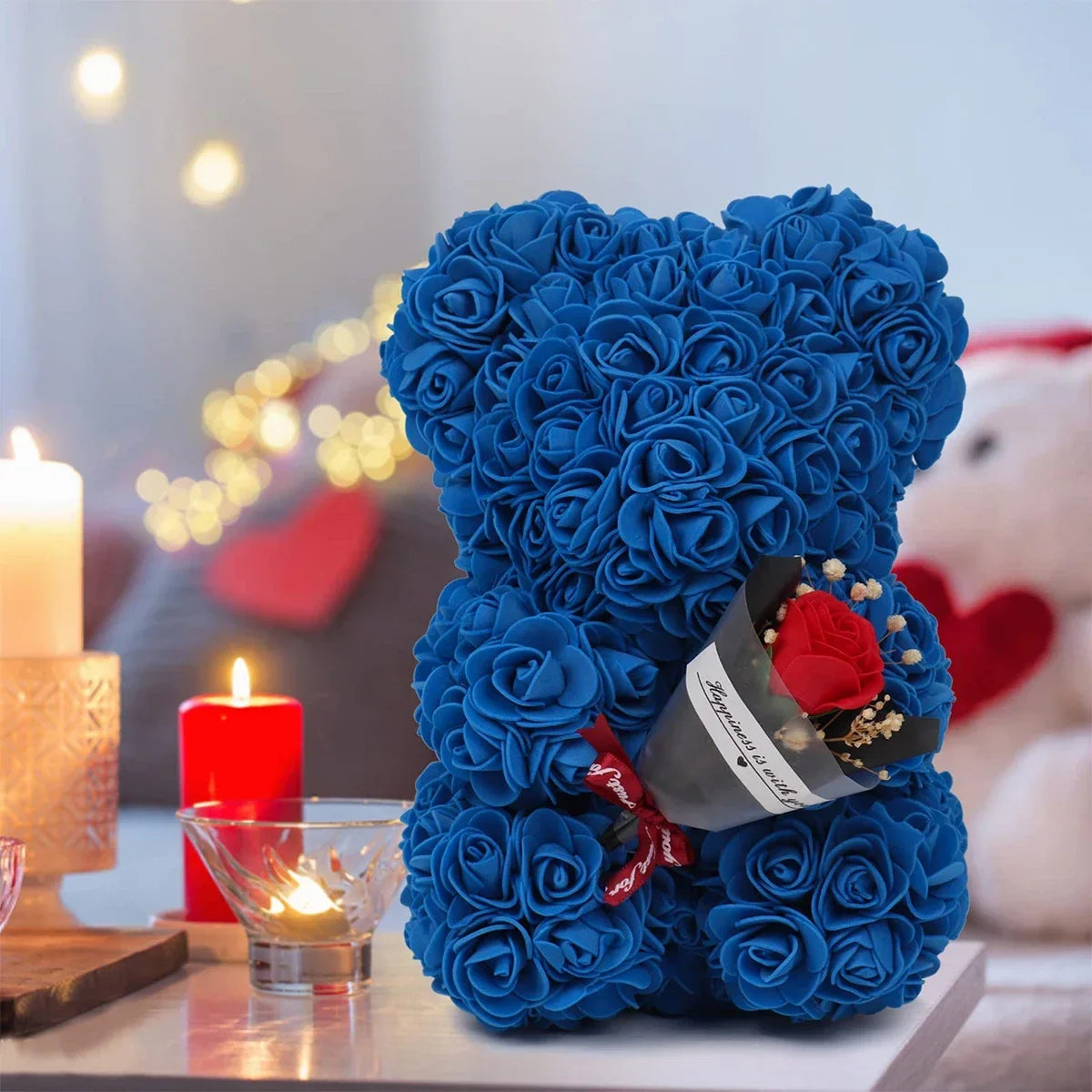 Noir Rose Bear — Eternal Bloom Keepsake