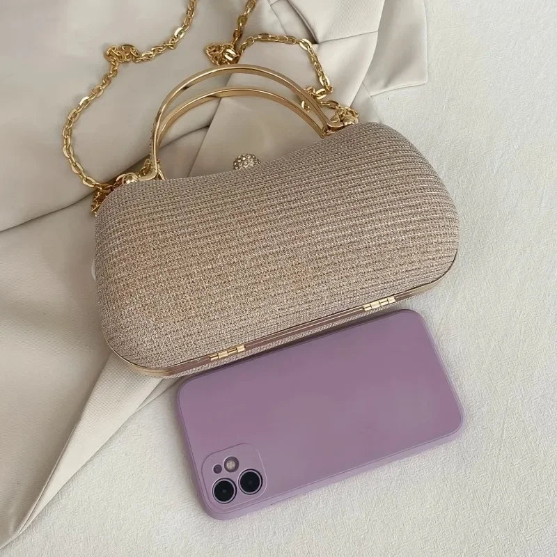 Luxury Crystal Embellished Mini Clutch