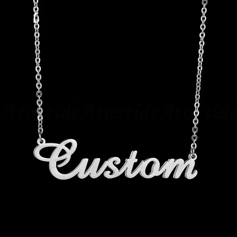 Maison Nom Necklace — Personalized Stainless Steel Name Pendant