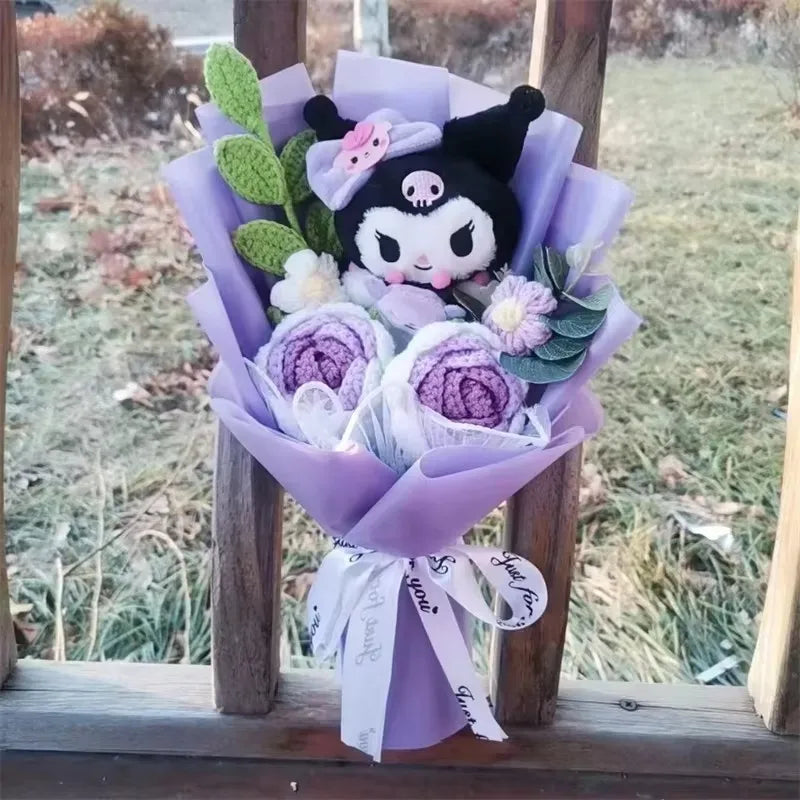 Hello Kitty Plush Rose Bouquet — Kawaii Gift Collection