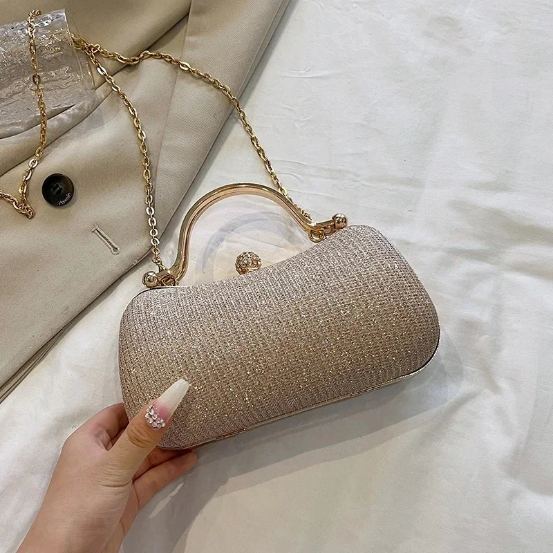Luxury Vintage Chain Shoulder Bag — Elegant Satchel