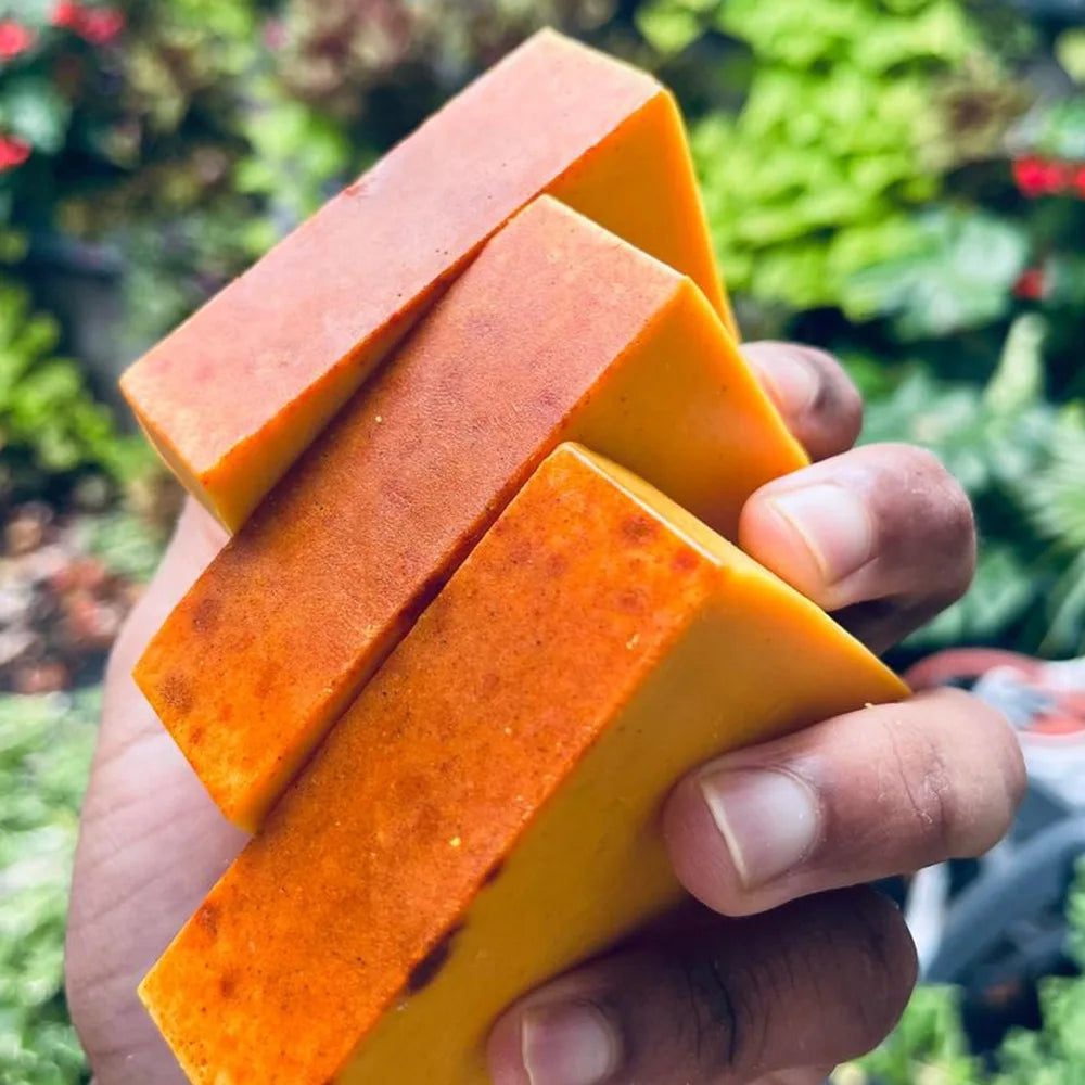 Golden Glow Turmeric & Kojic Acid Soap — Handcrafted Brightening Bar