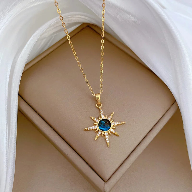 Lumière Charm Necklace — Crystal Pendant Collection