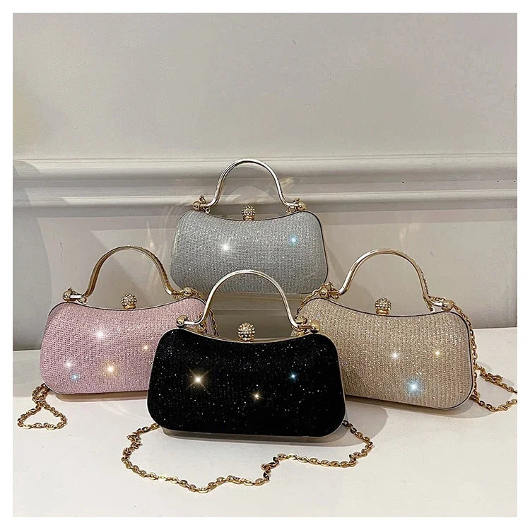 Luxury Vintage Chain Shoulder Bag — Elegant Satchel