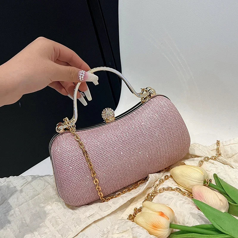 Luxury Vintage Chain Shoulder Bag — Elegant Satchel